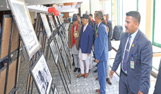 Photo exhibition underway at Gorkhapatra