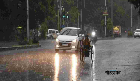 Rainfall likely in Koshi and Madesh provinces